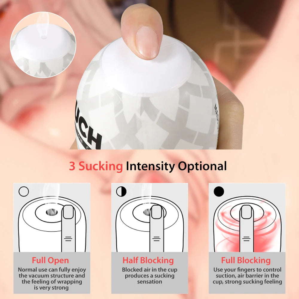 Male Masturbator Cup Soft Pussy Sex Toys Transparent Vagina Adult Endurance Exercise Products Vacuum Pocket Cup Sex Toys for Men