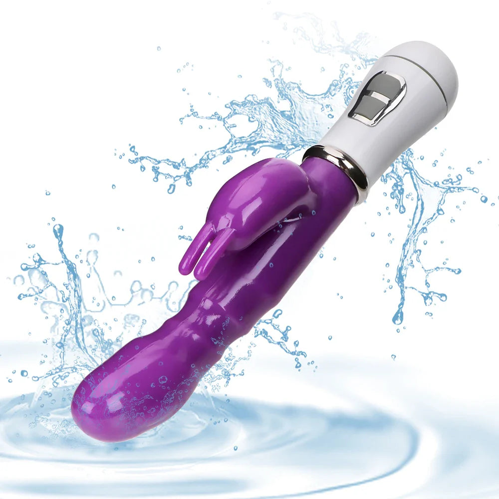 IKOKY Female Masturbator G-spot Massager Rabbit Vibrator Erotic Sex Toys For Women Clitoris Stimulator