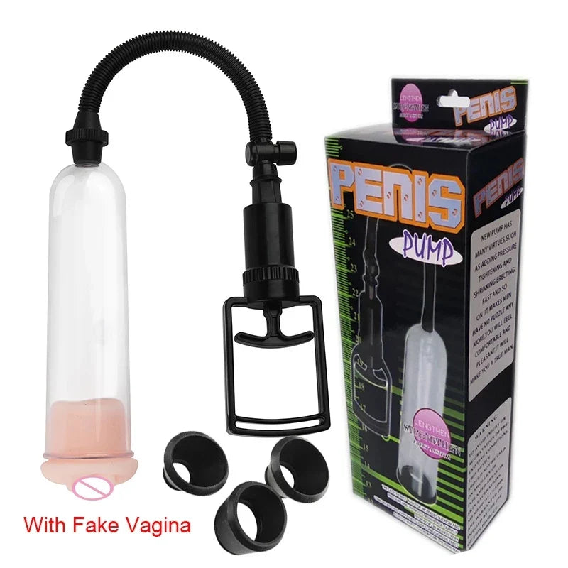 Sex Machine Men Masturbation Cup Manual Penis Enlarger Masturbation Equipment Machine Sex Toys Simulation Vagina Adult Product