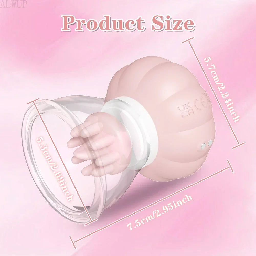 Powerful Breast Massager Vibrator Licking Tongue Clitoris Sucking Vibrator Masturbation Tools for Women Vibration Sex Toys