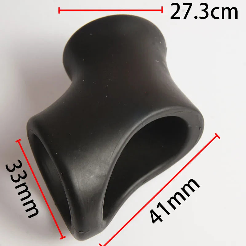 Penis Cock Ring Silicone Ball Stretcher,Cockring Penisring,Scrotum CBT Tug Sex Delay Ejaculation Toys,BDSM Bondage,Erection Men