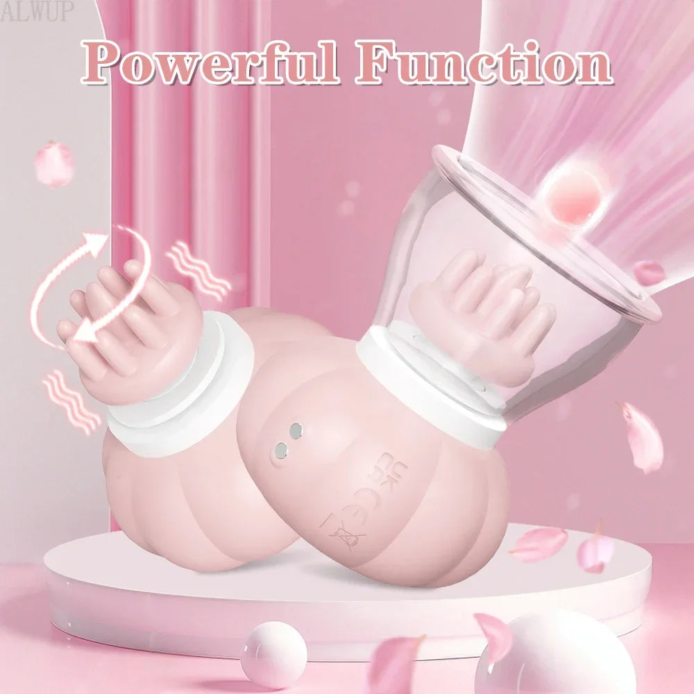 Powerful Breast Massager Vibrator Licking Tongue Clitoris Sucking Vibrator Masturbation Tools for Women Vibration Sex Toys