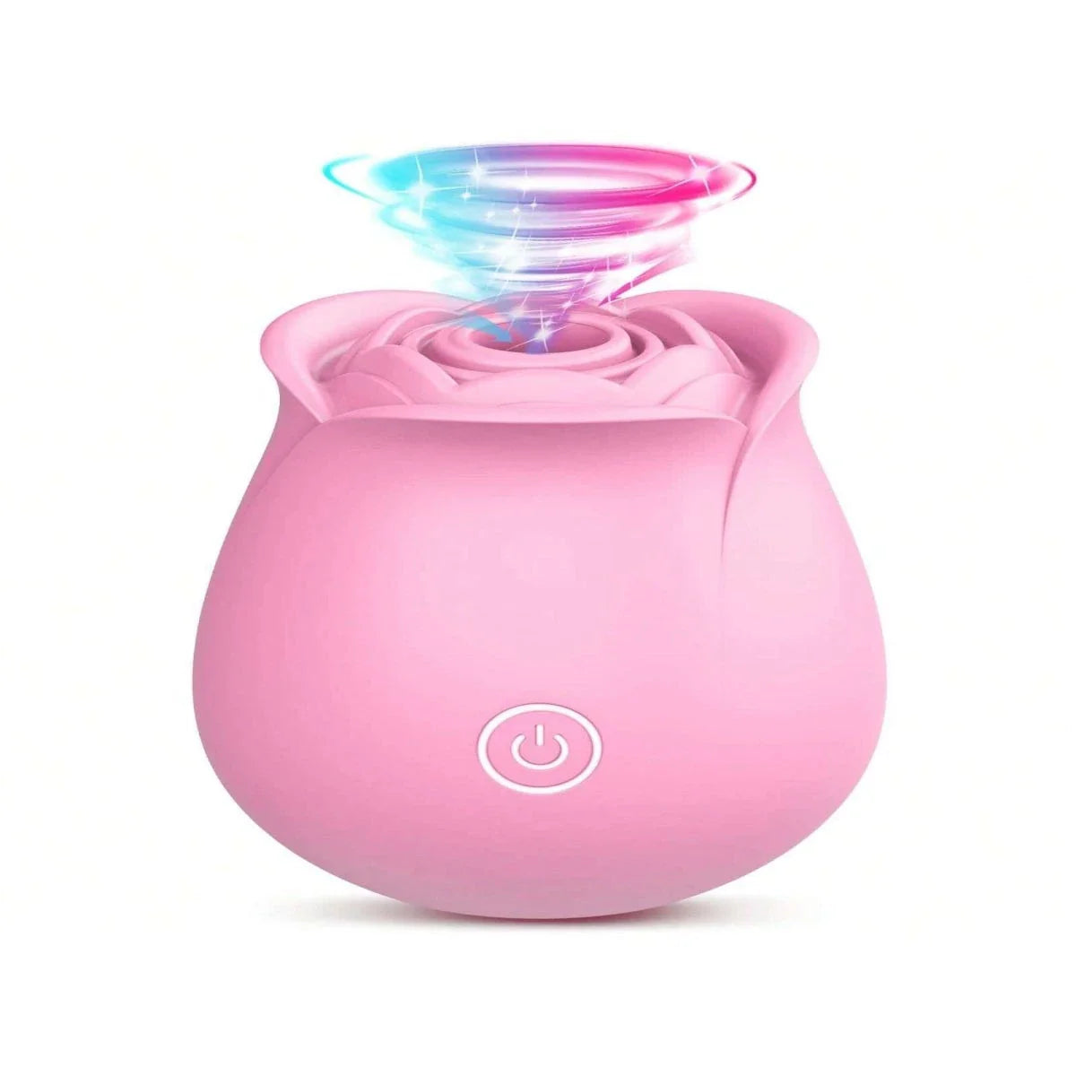 Rose Vibrator Nipple Clitoral Suction Cup Oral Sex Stimulator Sucking Vibrator Suitable for Female Clitoral Masturbation Sex Toy