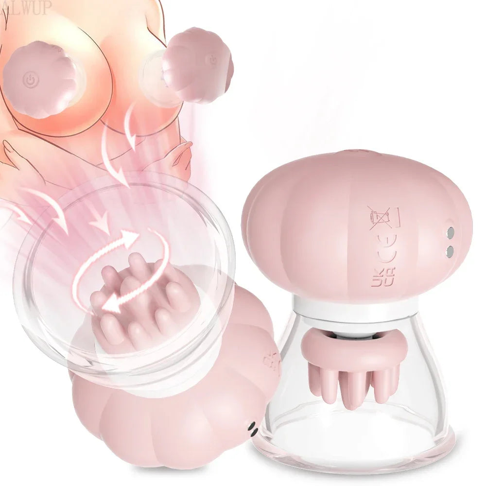 Powerful Breast Massager Vibrator Licking Tongue Clitoris Sucking Vibrator Masturbation Tools for Women Vibration Sex Toys