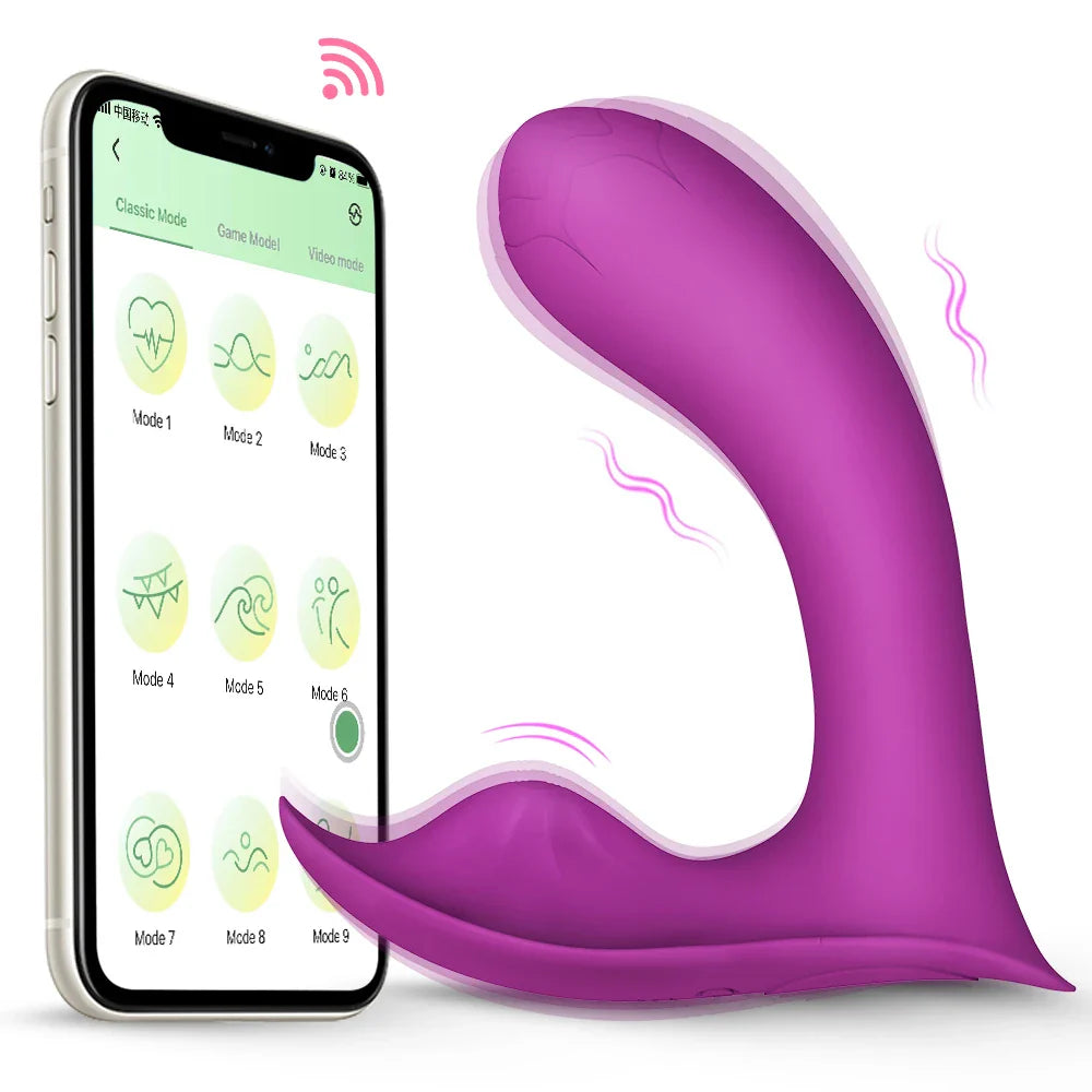 Bluetooth Wearable Vibrator G Spot Clitorial Vaginal Massage Masturbator Vibrador Feminino Sex Toys For Women Vibrating Panties